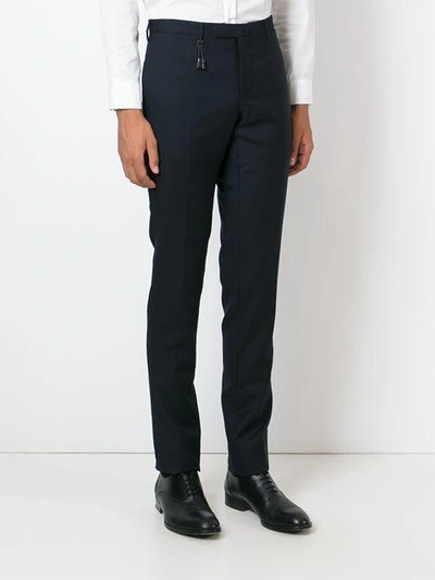 Shop Incotex Tailored Trousers - Blue