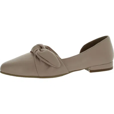 Bueno Ivory Womens Slip On Flat D'orsay In Multi