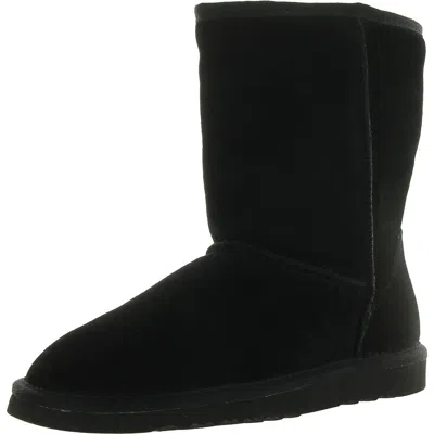 Kemi Womens Suede Ankle Winter & Snow Boots In Black