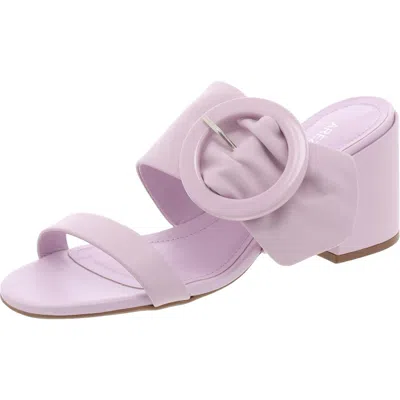 Arezzo Womens Slip On Padded Insole Block Heel In Multi
