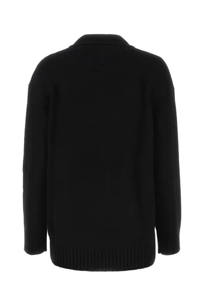 Jil Sander Ribbed Wool V-neck Cardigan