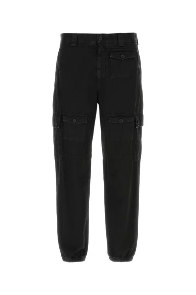 Dolce & Gabbana Cargo Pants With High Waist And Multiple Pockets