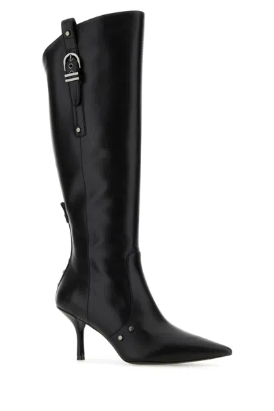 Stuart Weitzman Maverick 75 Leather Knee Boots