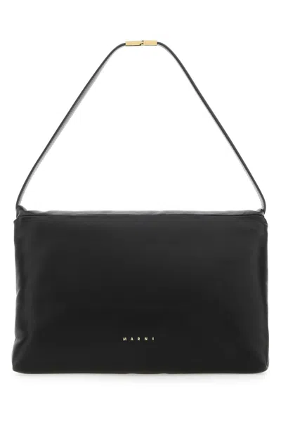 Marni Black Medium Prisma Shoulder Bag