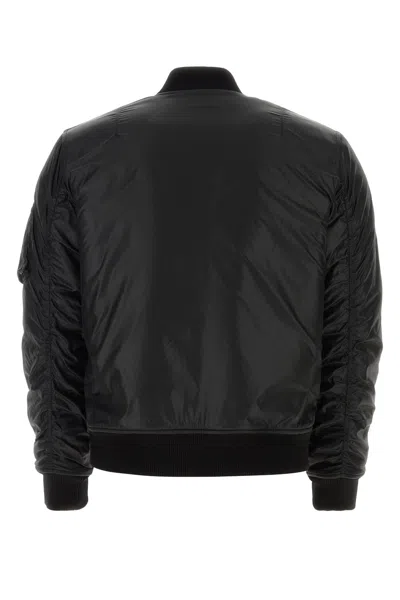 Saint Laurent Black Regular Fit Bomber Jacket