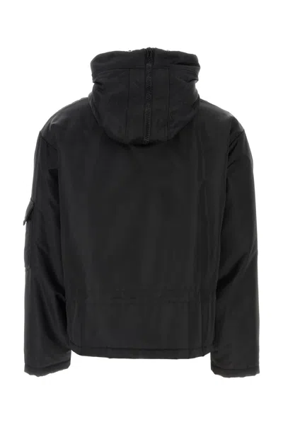 Moschino Nylon Jacket With Adjustable Waist And Hood