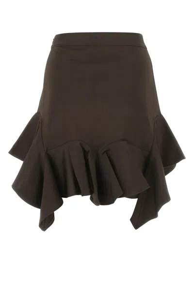 Givenchy Viscose Skirt With Elastic Waist And Ruffle Detail