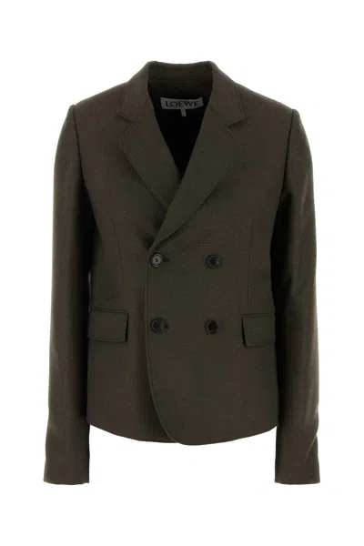 Loewe Wool Double-breasted Jacket