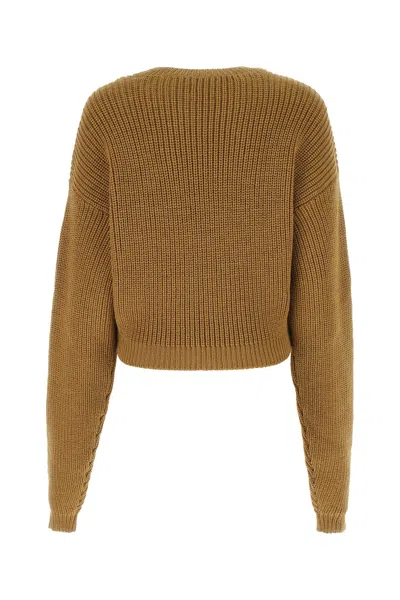 Quira Ssense Exclusive Brown Raglan Sweater