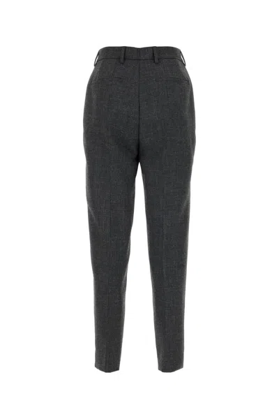 Prada Elegant Wool Trousers For Women