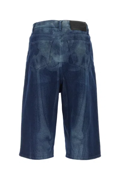 Off-white Skeleton Denim Bermuda Shorts