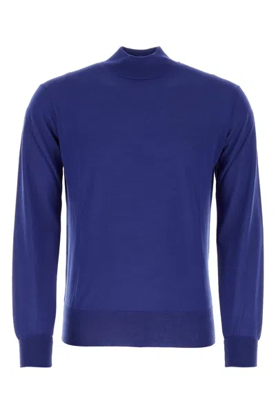 Pt Torino Ribbed Neckline Wool Sweater