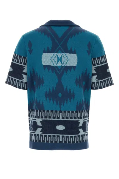 Alanui Camicia In Cotone Ricamato Uomo