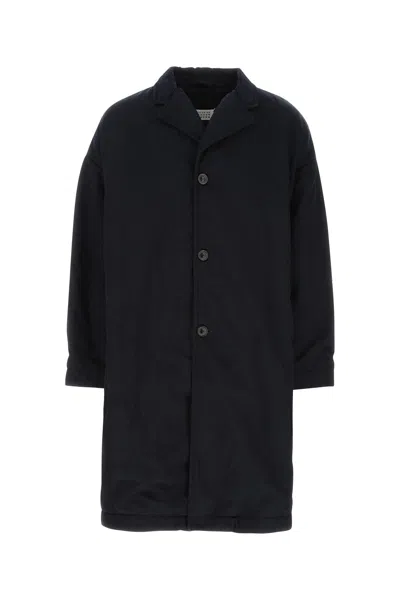 Maison Margiela Collared Buttoned Knee-length Coat