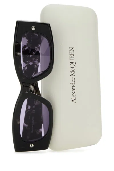 Alexander Mcqueen Eyewear Rectangle Frame Sunglasses