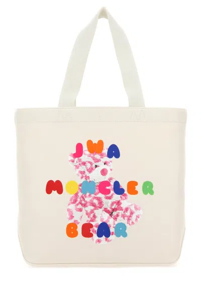 Moncler Genius Medium Tote Bag 1 Moncler Jw Anderson In Nude