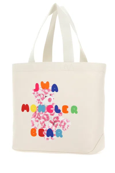Moncler Genius Medium Tote Bag 1 Moncler Jw Anderson In Nude