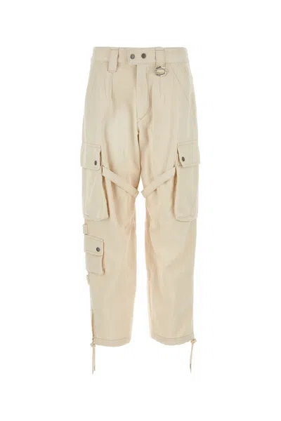 Isabel Marant Cargo Trousers Gold-tone Stud Embellishment