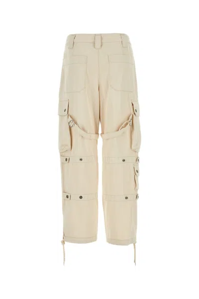 Isabel Marant Cargo Trousers Gold-tone Stud Embellishment