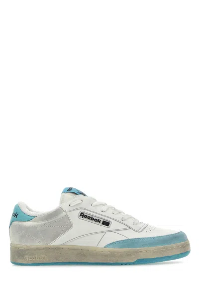 Reebok Two-tone Leather And Suede Club C Sneakers