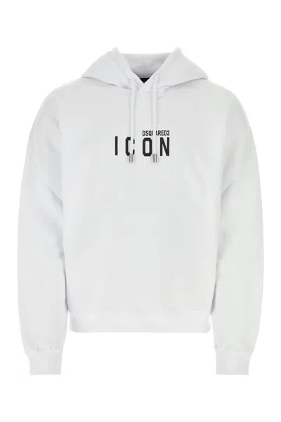 Dsquared2 Dsquared Men White Cotton Sweatshirt In White