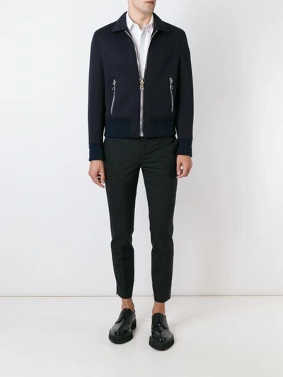 Shop Neil Barrett Cropped Tailored Trousers