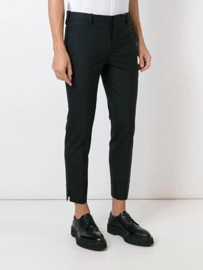 Shop Neil Barrett Cropped Tailored Trousers