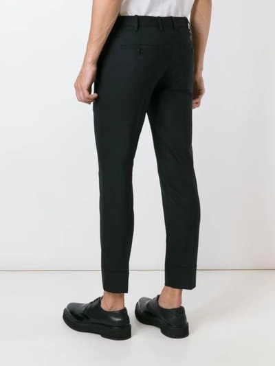 Shop Neil Barrett Cropped Tailored Trousers