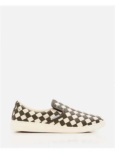 Bottega Veneta Men Sawyer Sneaker City Calfskin Bicolor In White