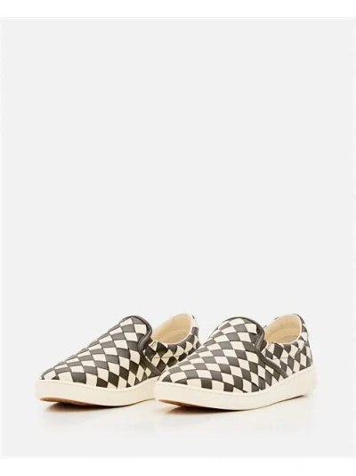Bottega Veneta Men Sawyer Sneaker City Calfskin Bicolor In White