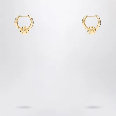 Bottega Veneta Women Gold Earrings With Knot Detail. In Gold