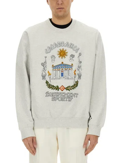 Casablanca Men Sweatshirt In Gray