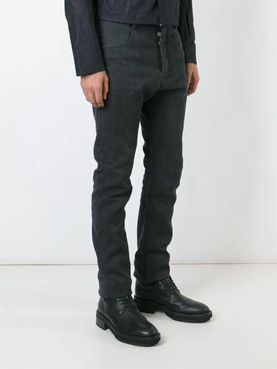 Shop Taichi Murakami Jean Trouser In Carbon Grey