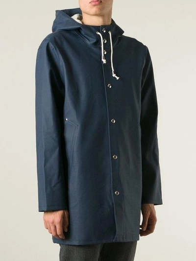 Shop Stutterheim 'stockholm' Raincoat In Blue