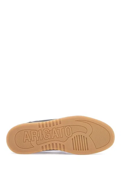 Axel Arigato Black Low Sneakers In Eco-friendly Leather And Suede With Beige Sole