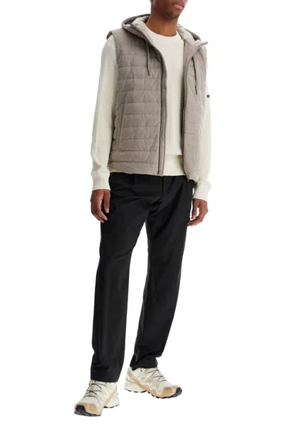 Herno Black Polyester Pants With Patch Pockets