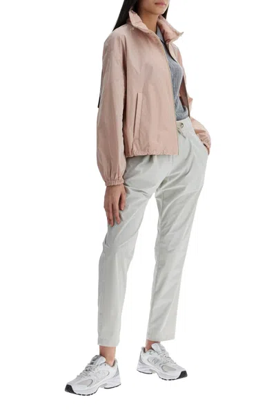 Herno Short Pink Techno Taffeta Jacket Made