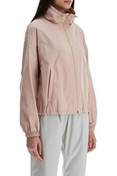 Herno Short Pink Techno Taffeta Jacket Made