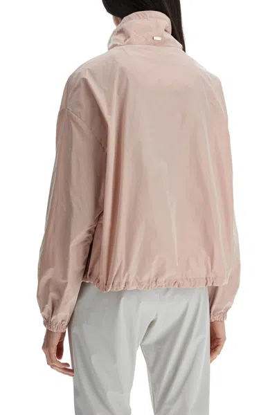 Herno Short Pink Techno Taffeta Jacket Made