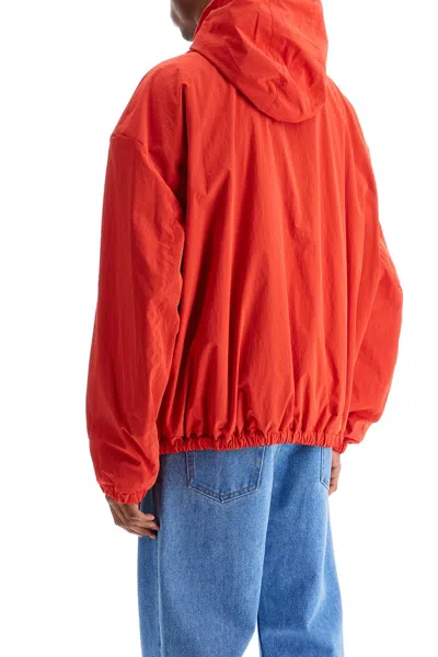 Marni Hooded Jacket With Elasticated Hem And Side Pockets