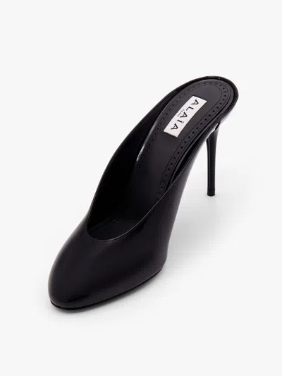 Alaïa Round-headed High-heeled Sandals In Black