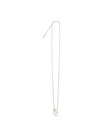 Alexander Mcqueen Men Skull Necklace In Multicolor