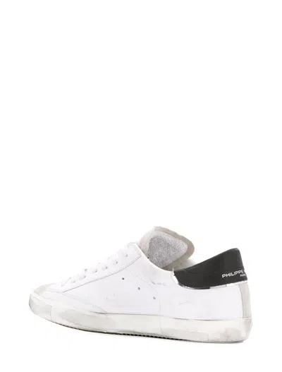 Philippe Model Distressed Effect Low-top Sneakers
