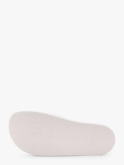 Balenciaga Pool Logo-embossed Rubber Slides In White