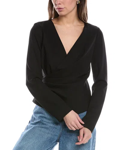 Rag & Bone Irina Wrap Top In Black