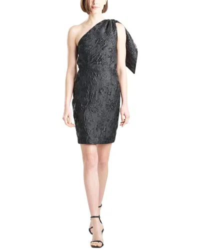 Natori One Shoulder Dress In Black