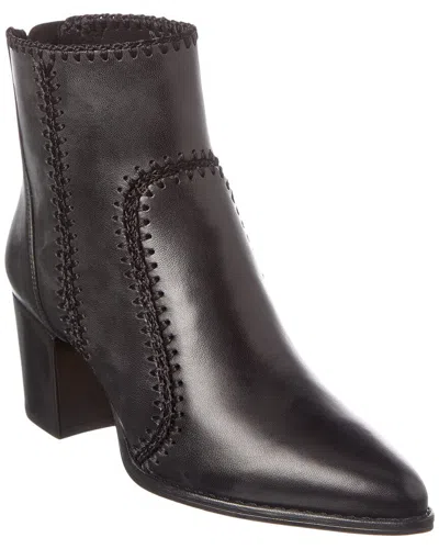 Alexandre Birman Benta Leather Bootie In Black