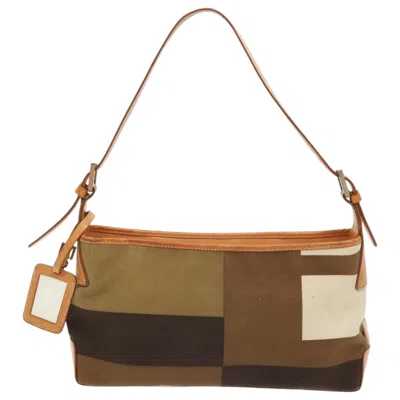 Pre-owned Bally Brown Canvas Shoulder Bag ()