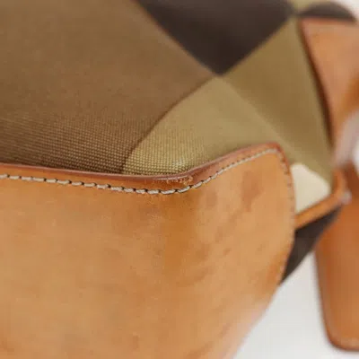 Pre-owned Bally Brown Canvas Shoulder Bag ()