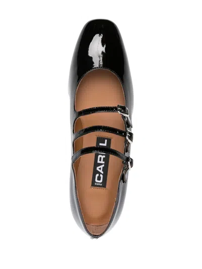Carel Paris Timeless Mary Jane With Adjustable Straps And Low Heel In Black
